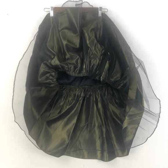 VINTAGE Nadine ‘80’s Party Dress Shiny Green Women’s SZ 4? EUC - Picture 9 of 14